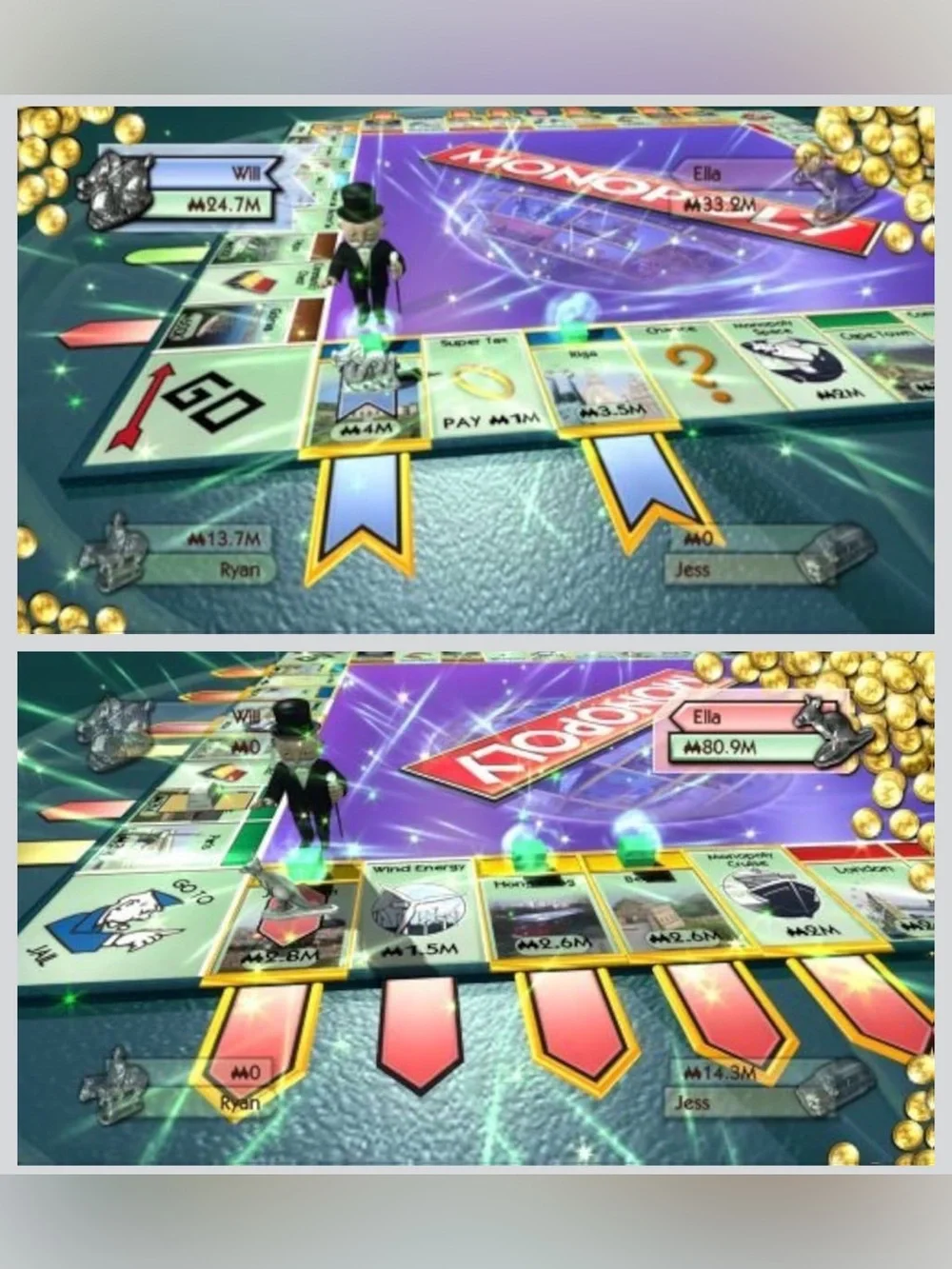 XBOX 360 Monopoly Featuring Classic & World Edition Boards ⭐️⭐️EUC-TESTED⭐️⭐️